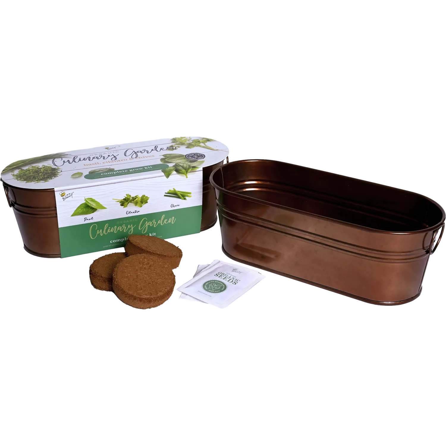 Buzzy Seeds Foodie urtesæt tekrydder 3-delt bundle