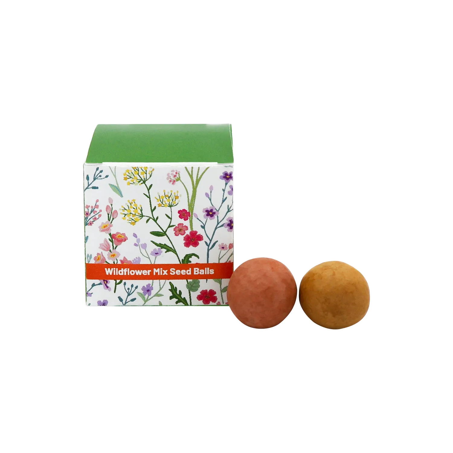 Buzzy Seeds Grow Green frøbomber 2 stk vildblomst
