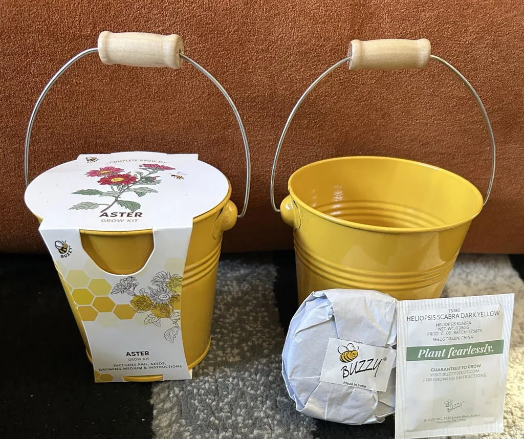 Buzzy Seeds Pollinator frøkugler spand bundle