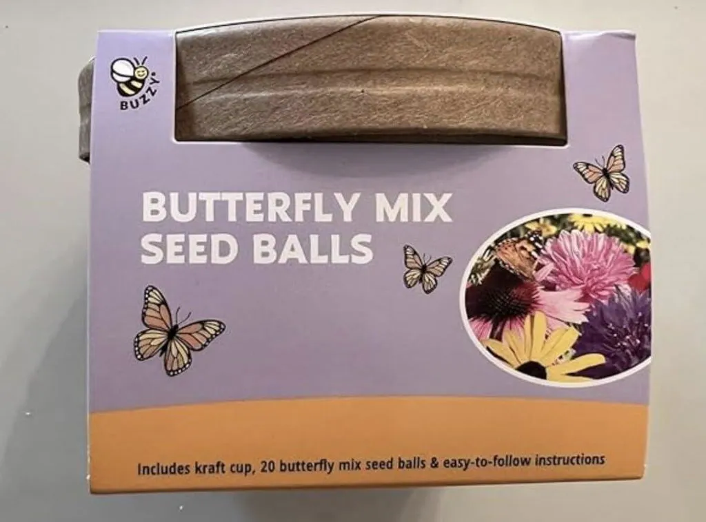 Buzzy Seeds Wildflower Mini frøbomber gift for you 4 stk
