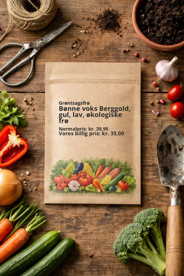 Trifolium voksbønne Berggold frø gul lav økologisk