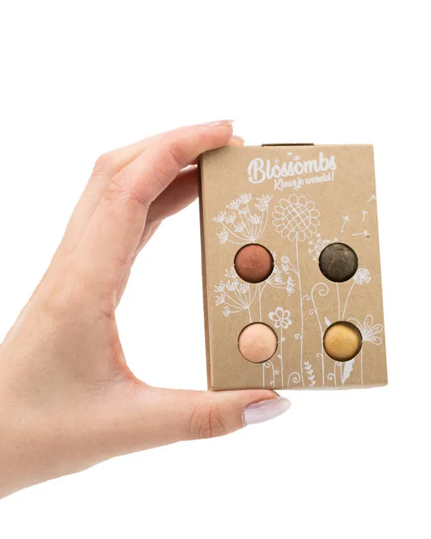 Blossombs Gift Box Mini Air Balloon frøbomber 4 stk tak