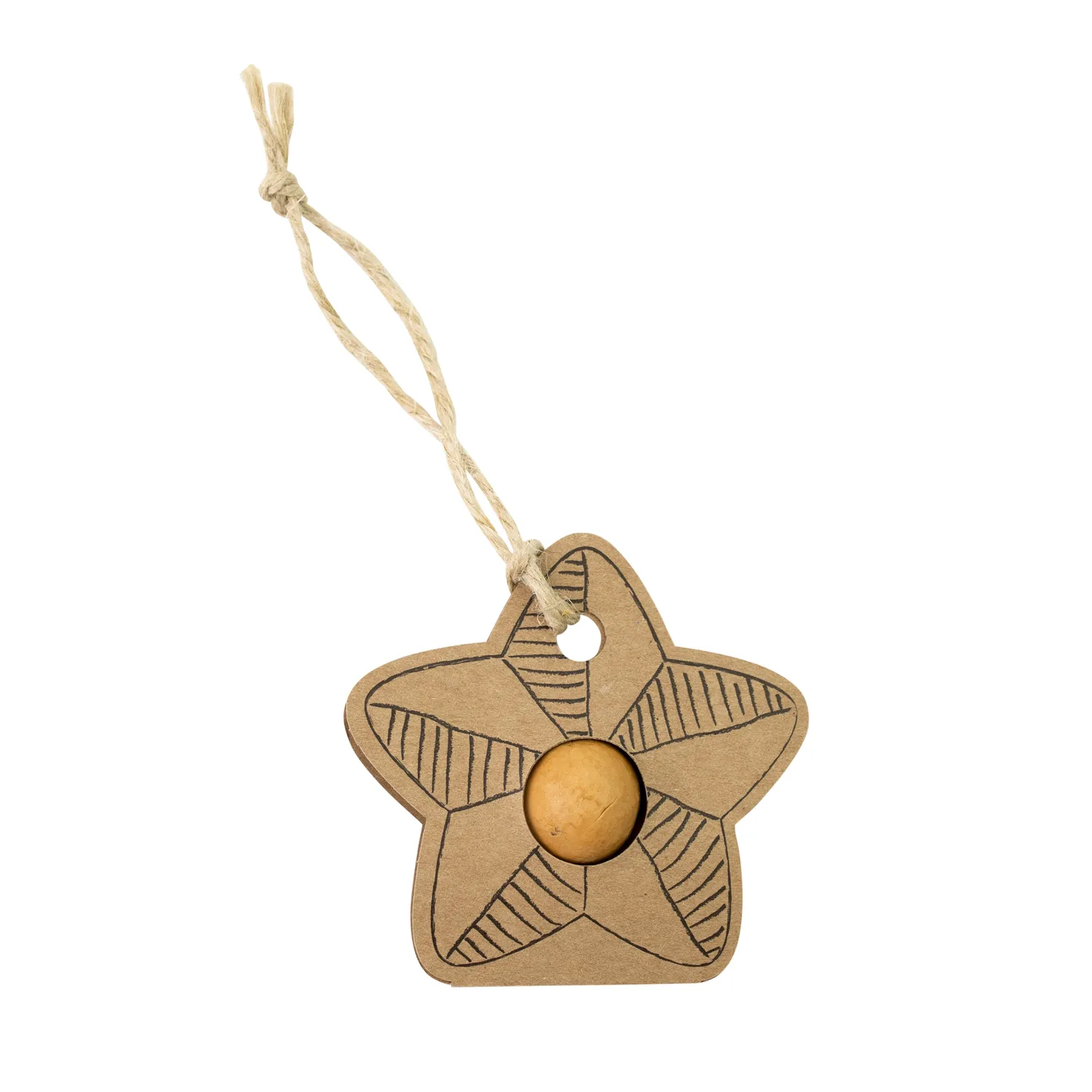 Buzzy Seeds Happy Holidays frøbombe stjerne kort