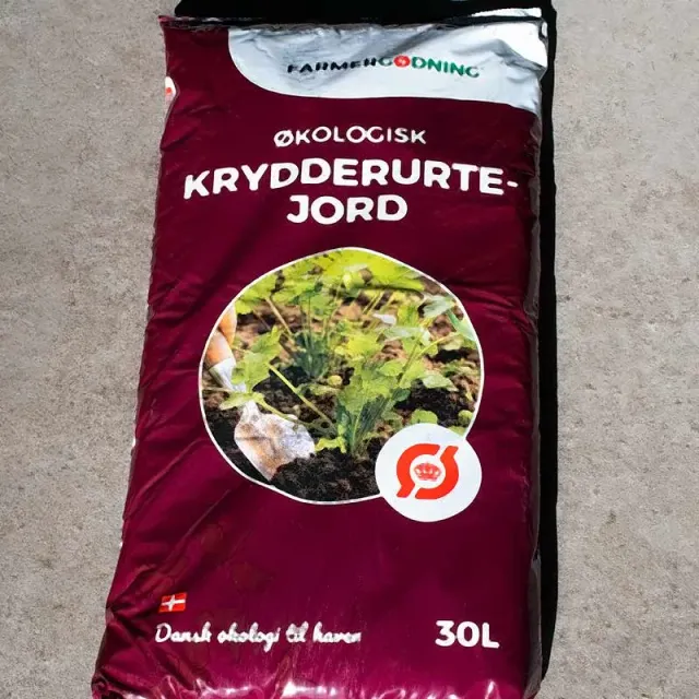 Urtegartneriet øko krydderurtejord 30 liter spagnumfri