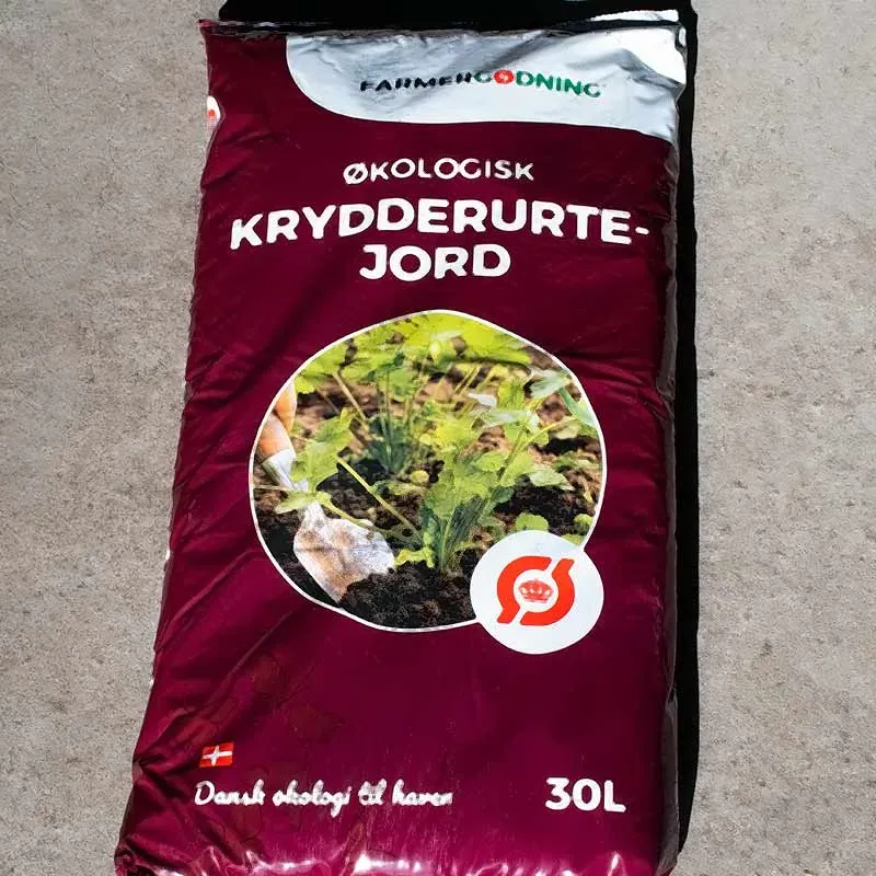Urtegartneriet øko krydderurtejord 30 liter spagnumfri