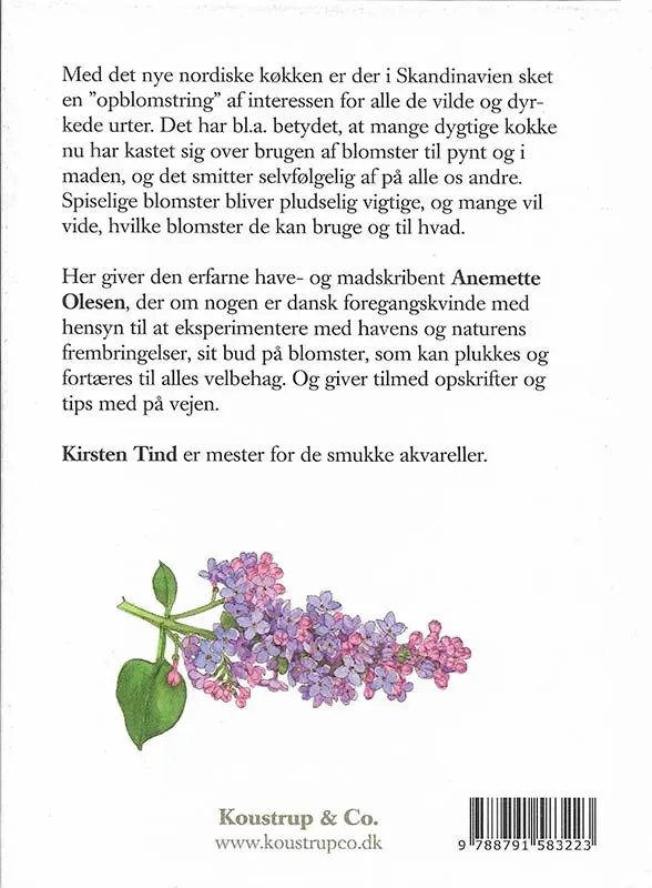Urtegartneriet øko Spiselige Blomster bog øjenfryd
