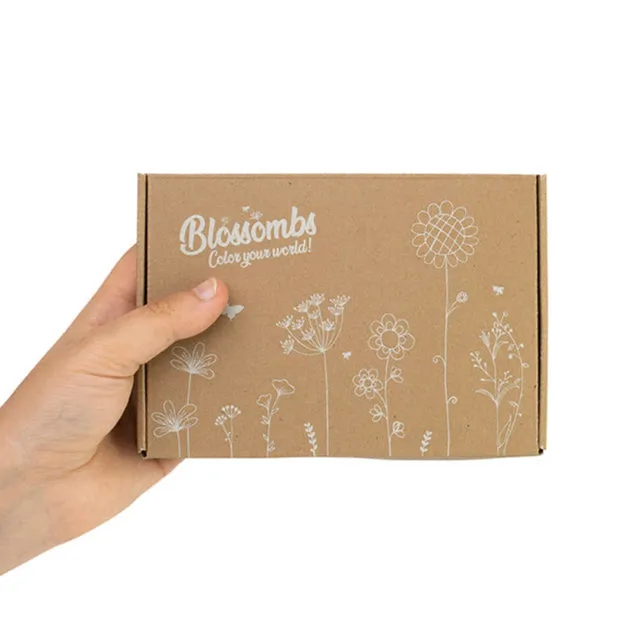 Blossombs Giftbox Small Schoolbus frøbomber 7 stk tak