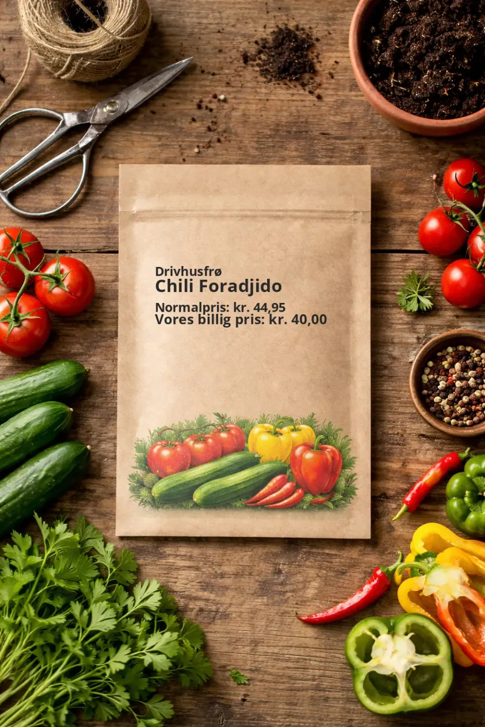 Trifolium Chili Foradjido frø til drivhus
