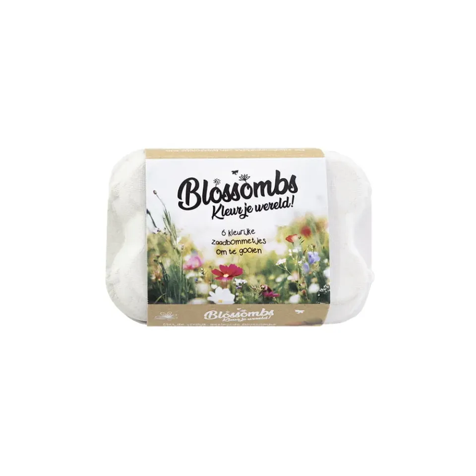 Blossombs æggebakke frøbomber 6 stk vilde blomster gave