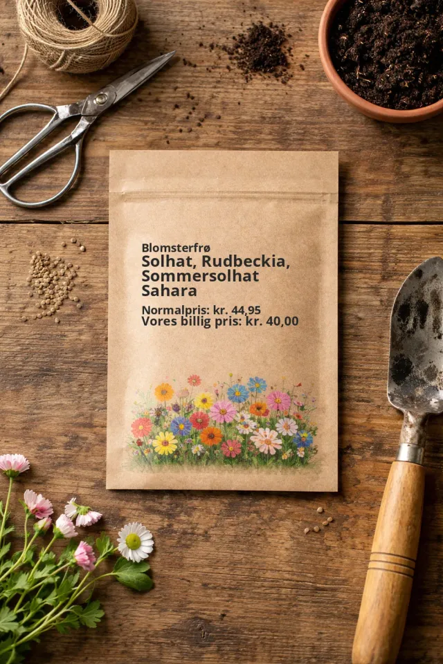 Trifolium Solhat Rudbeckia Sommersolhat Sahara frø