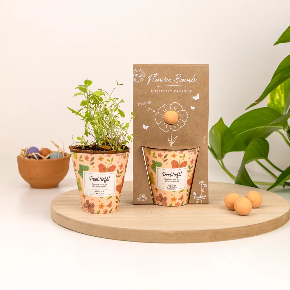 Blossombs Grow Kit Veel Liefs dyrkningssæt sommerfugl
