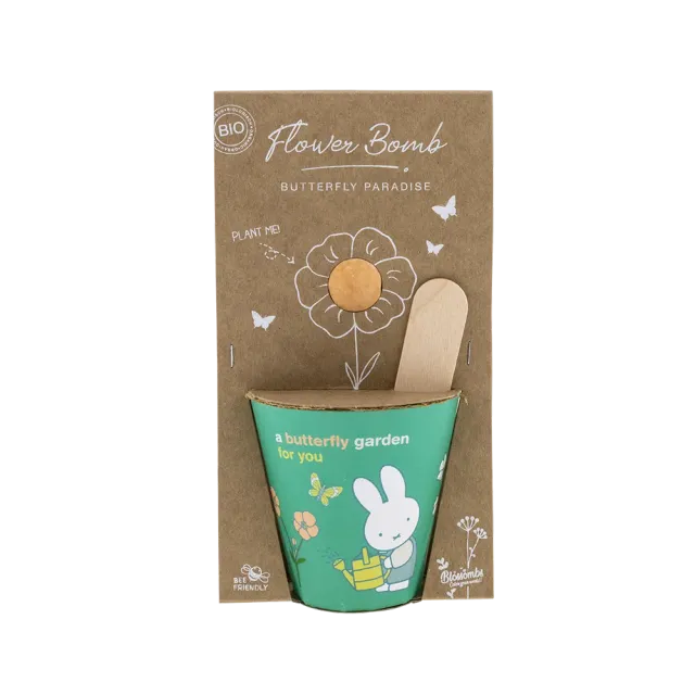 Miffy Butterfly Garden dyrkningssæt frøbombe sommerfugle