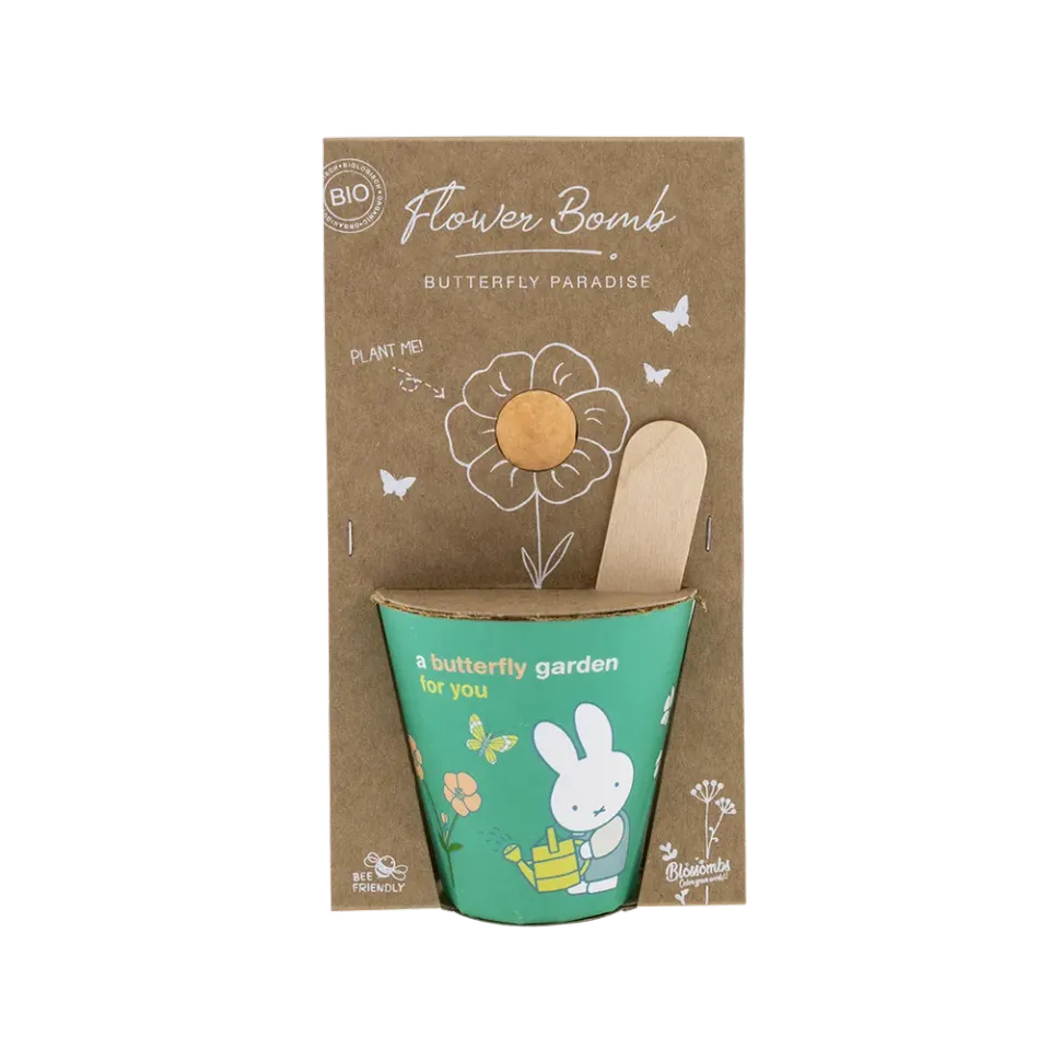 Miffy Butterfly Garden dyrkningssæt frøbombe sommerfugle