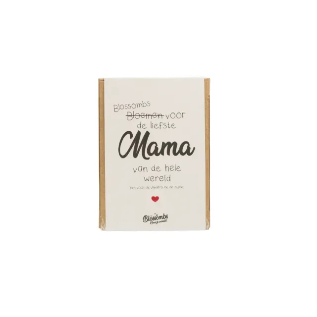 Blossombs Mini Mama frøbomber gaveæske 4 stk vildblomst