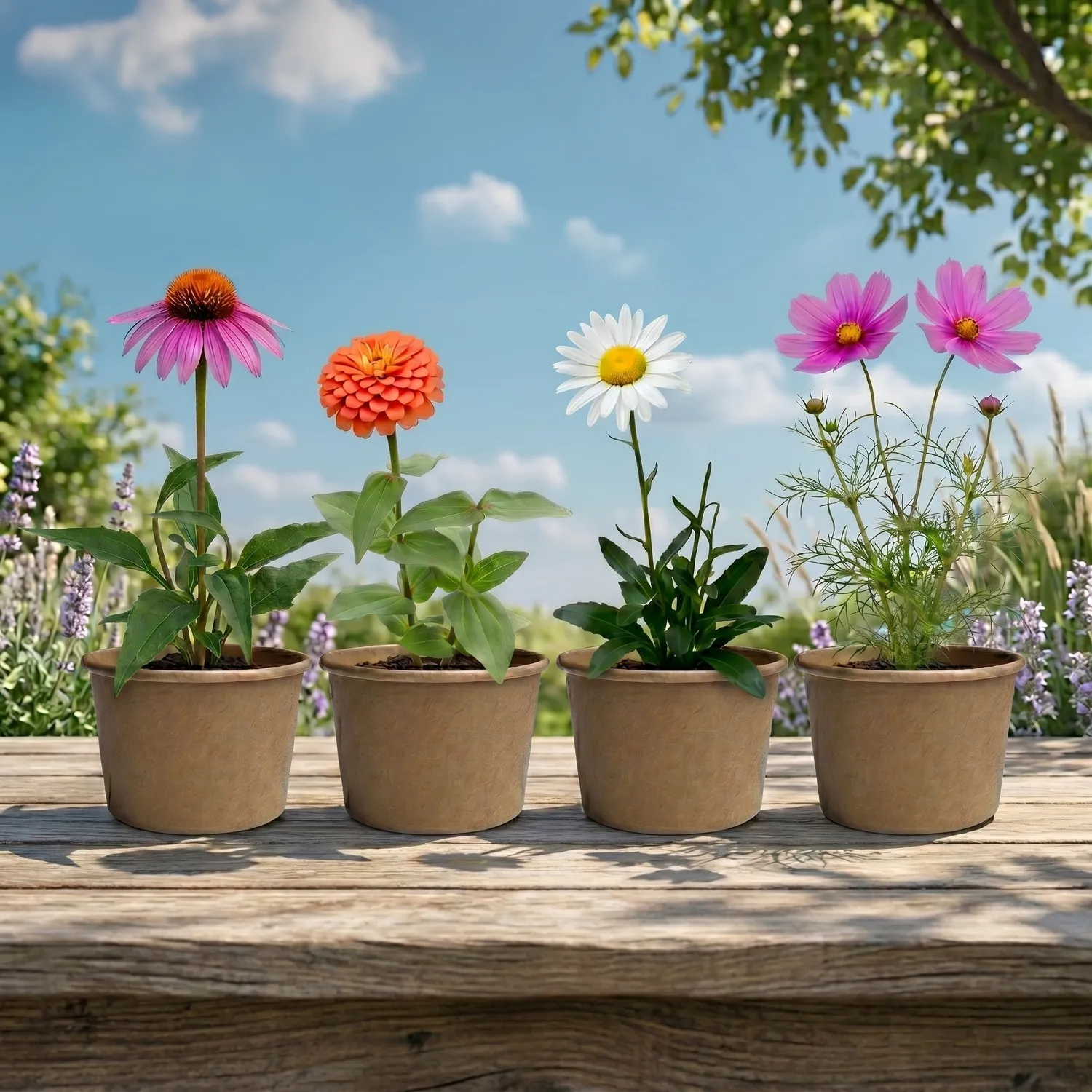 Buzzy Seeds Save the Bees dyrkningssæt 12-pak bivenlige blomster