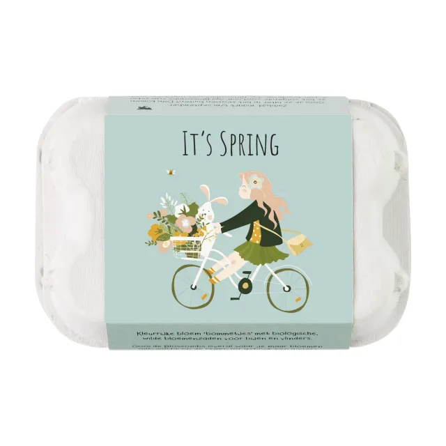 Buzzy Seeds It's Spring frøbomber 6-pak æggebakke