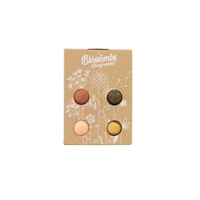Blossombs Gift Box Mini frøbomber 4 stk Zomaar vilde