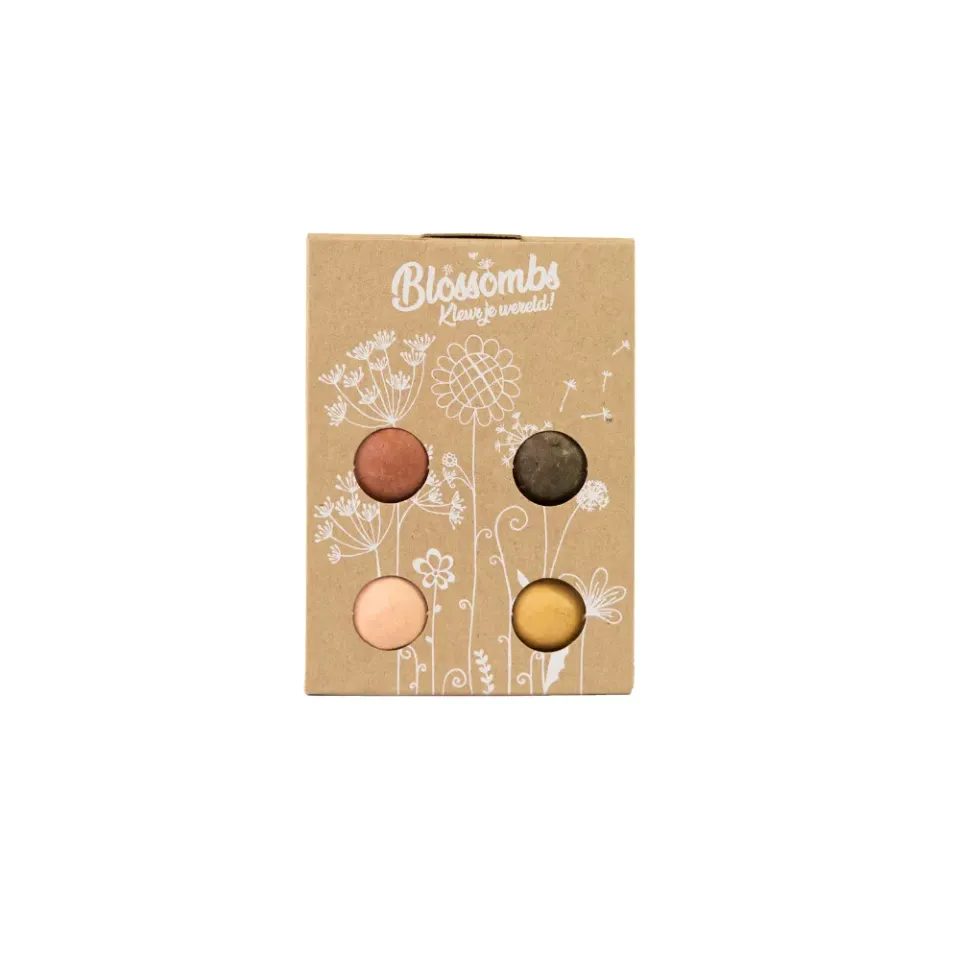 Blossombs Gift Box Mini frøbomber 4 stk Zomaar vilde