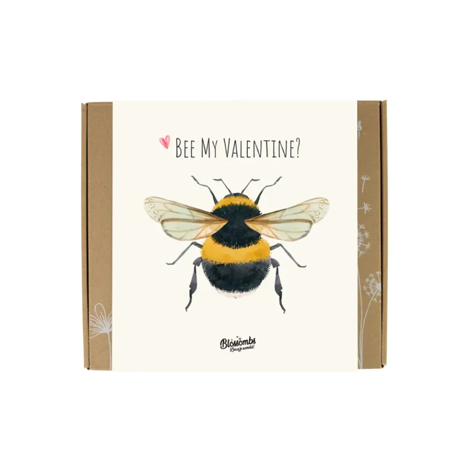 Blossombs Valentine Bi gaveæske medium vilde blomster