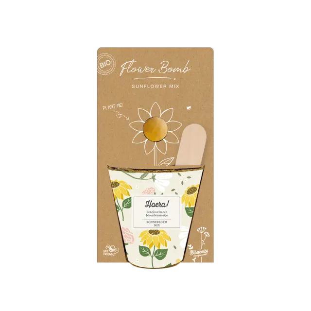 Blossombs Grow Kit dyrkningssæt solsikke mix