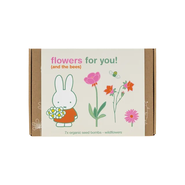 Blossombs Nijntje Gift Box Small gaveæske 7 frøbomber