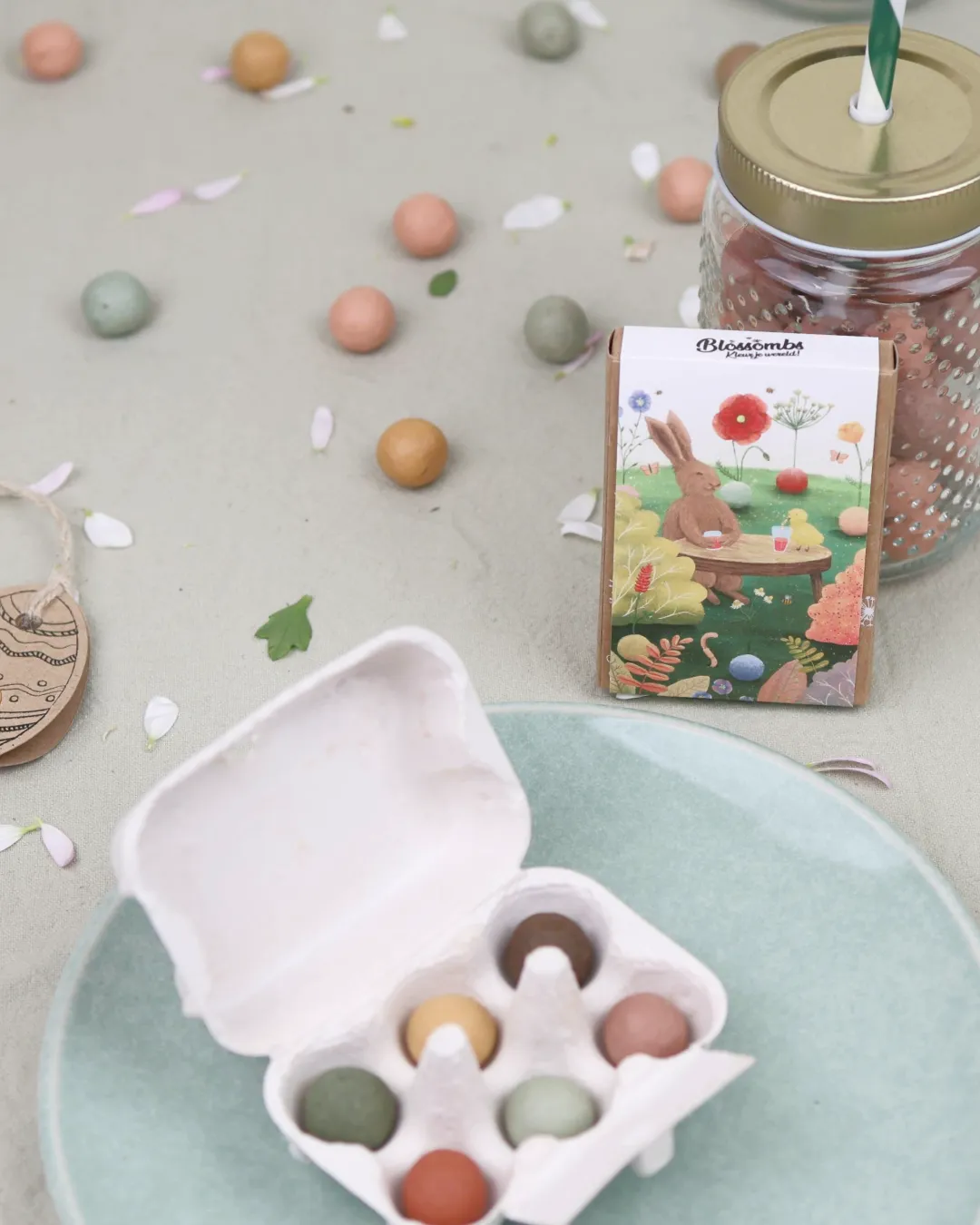 Blossombs Gift Box Mini frøbomber Easter 4 stk