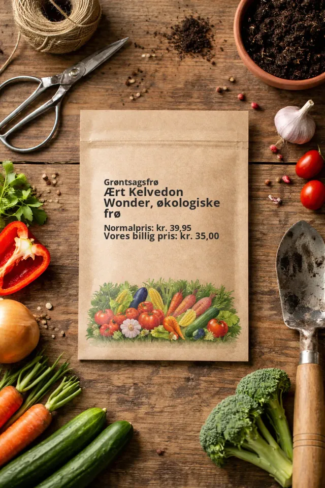 Trifolium Ært Kelvedon Wonder frø økologisk