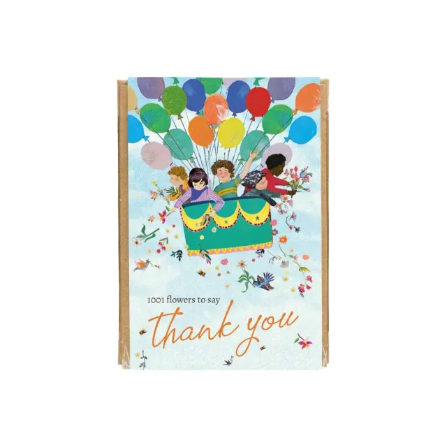 Buzzy Seeds Wildflower Mini frøbomber thank you 4 stk