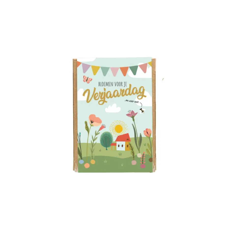 Blossombs Gift Box Mini frøbomber 4 stk fødselsdag