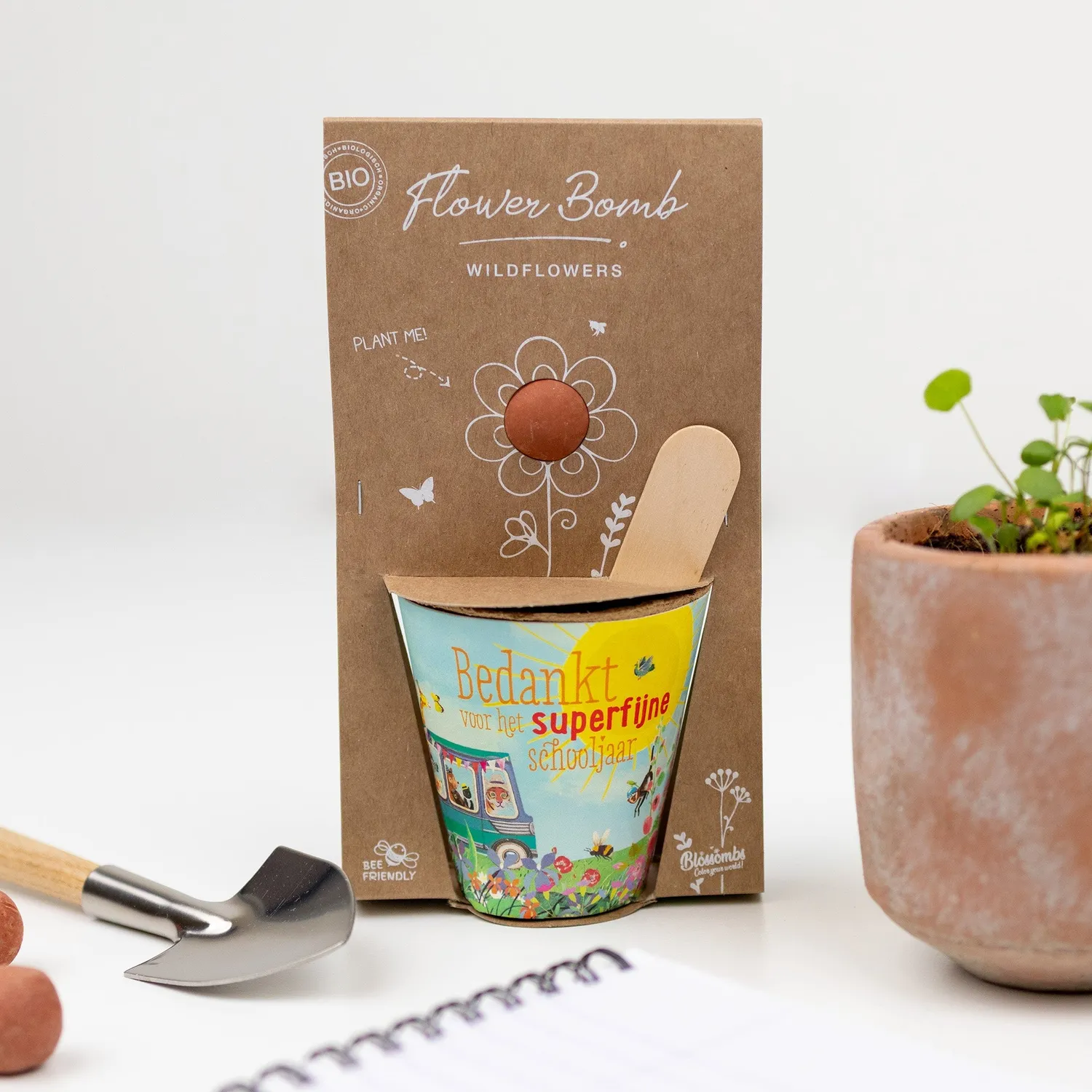 Blossombs Grow Kit Schoolbus dyrkningssæt tak vildblomst