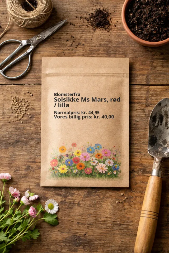 Trifolium Solsikke Ms Mars frø rød-lilla