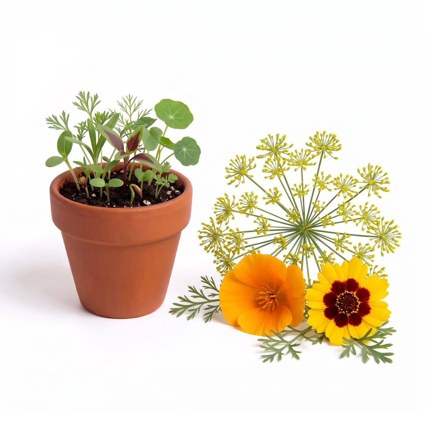 Buzzy Seeds Butterfly Mix dyrkningssæt vildblomst 20-pak